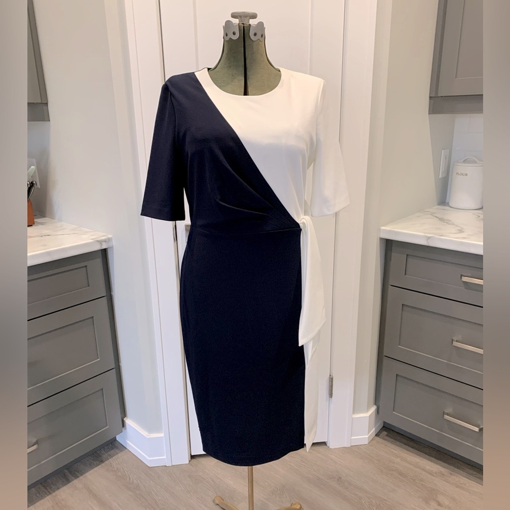 Calvin Klein Color block Midi dress - 10